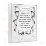 Lettered and Lined | Vintage Ribbon Laundry Prayer