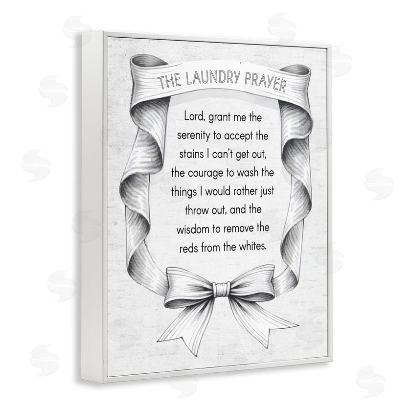Lettered and Lined | Vintage Ribbon Laundry Prayer
