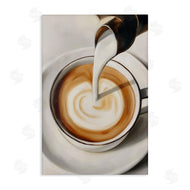 Annabelle Hall | Pouring Latte Milk Swirl