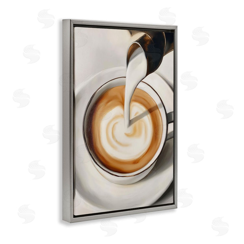 Annabelle Hall | Pouring Latte Milk Swirl