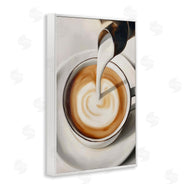 Annabelle Hall | Pouring Latte Milk Swirl