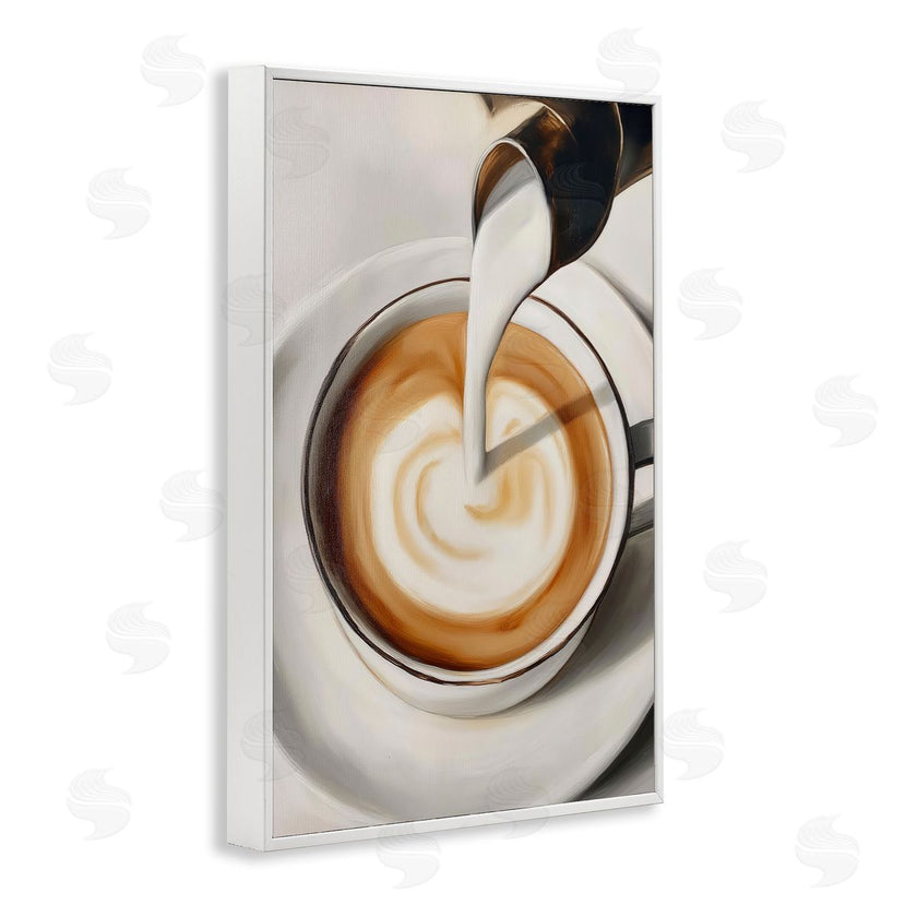 Annabelle Hall | Pouring Latte Milk Swirl