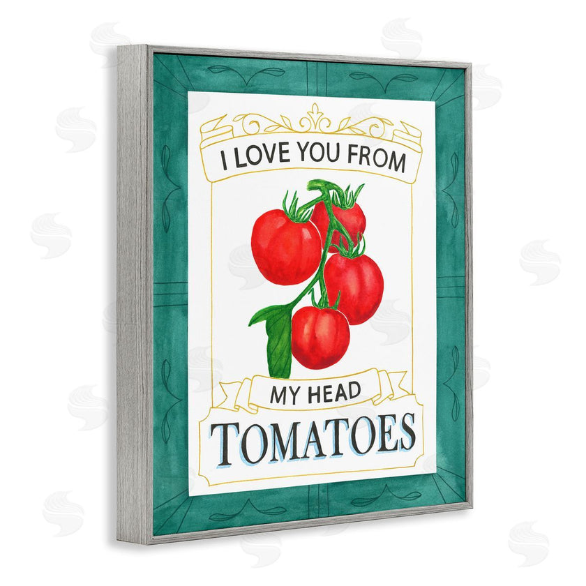 Lara Beeston | My Head Tomatoes Pun