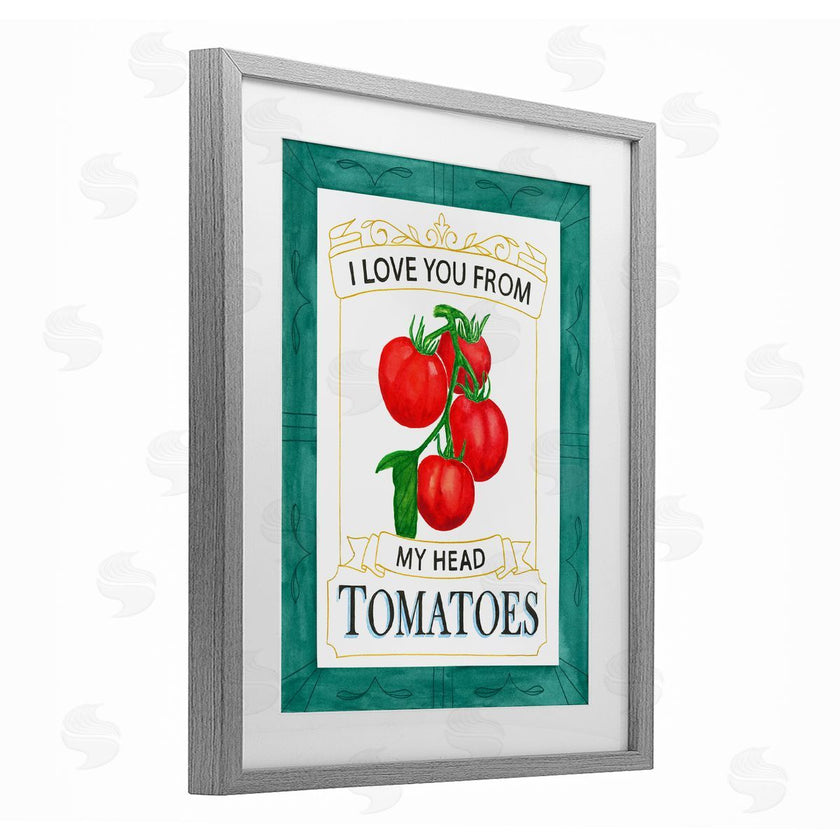 Lara Beeston | My Head Tomatoes Pun