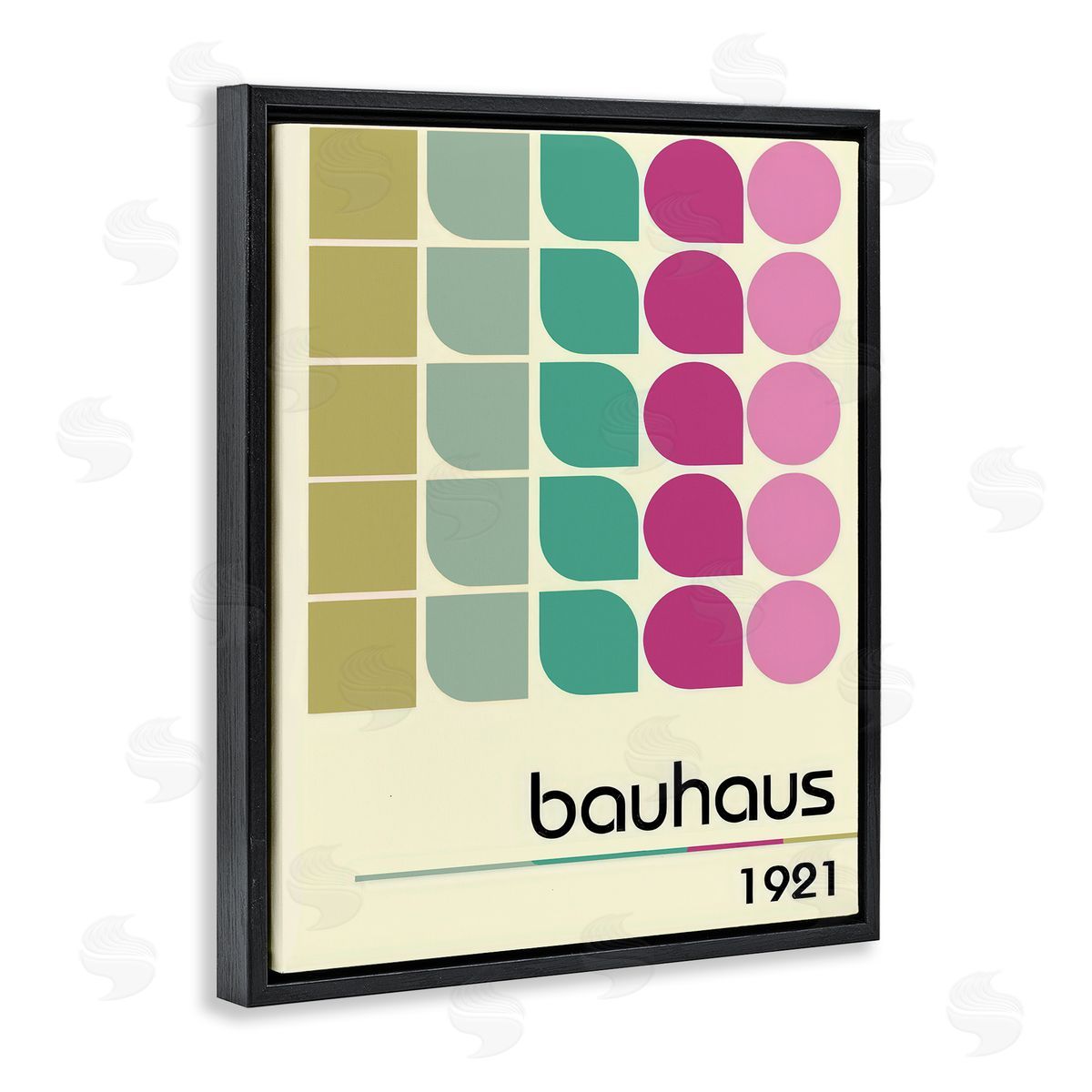 Annabelle Hall Bauhaus Midcentury Modern Canvas Wall Art Print