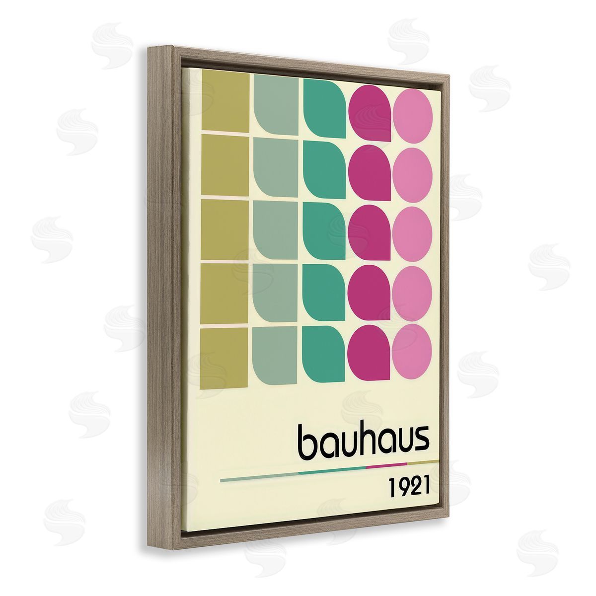 Annabelle Hall Bauhaus Midcentury Modern Canvas Wall Art Print