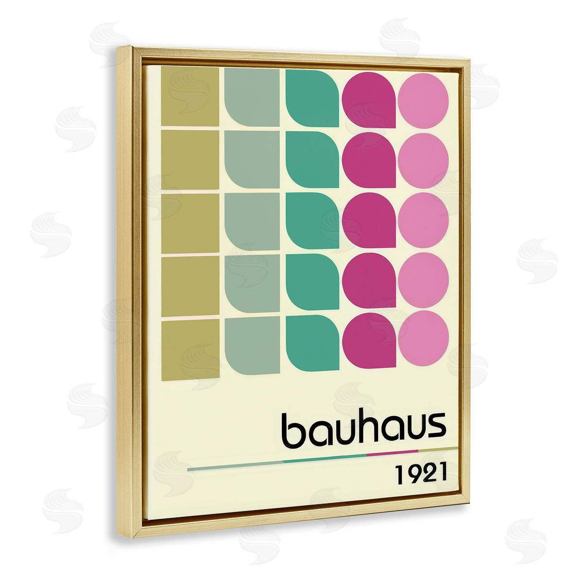 Annabelle Hall Bauhaus Midcentury Modern Canvas Wall Art Print
