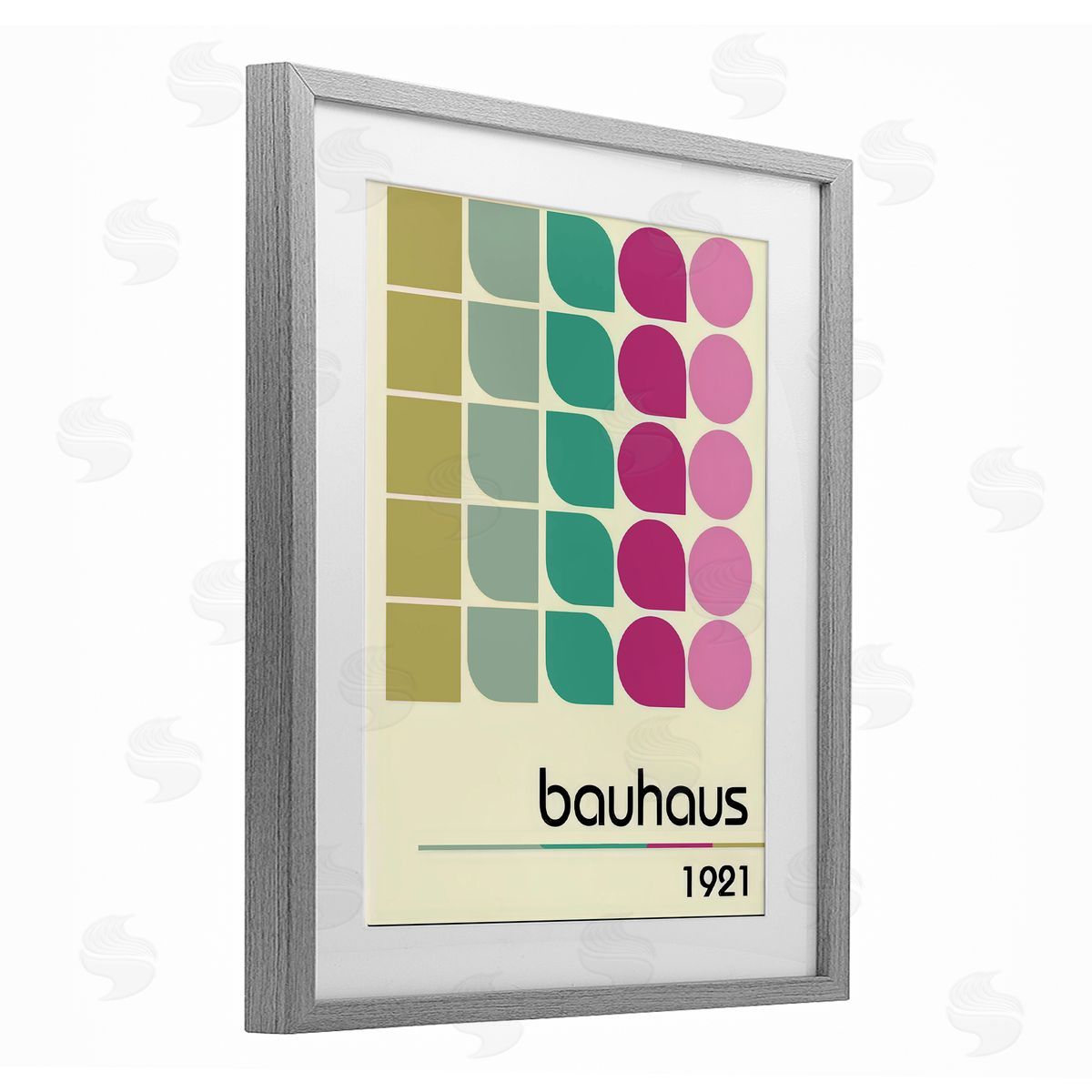 Annabelle Hall Bauhaus Midcentury Modern Canvas Wall Art Print