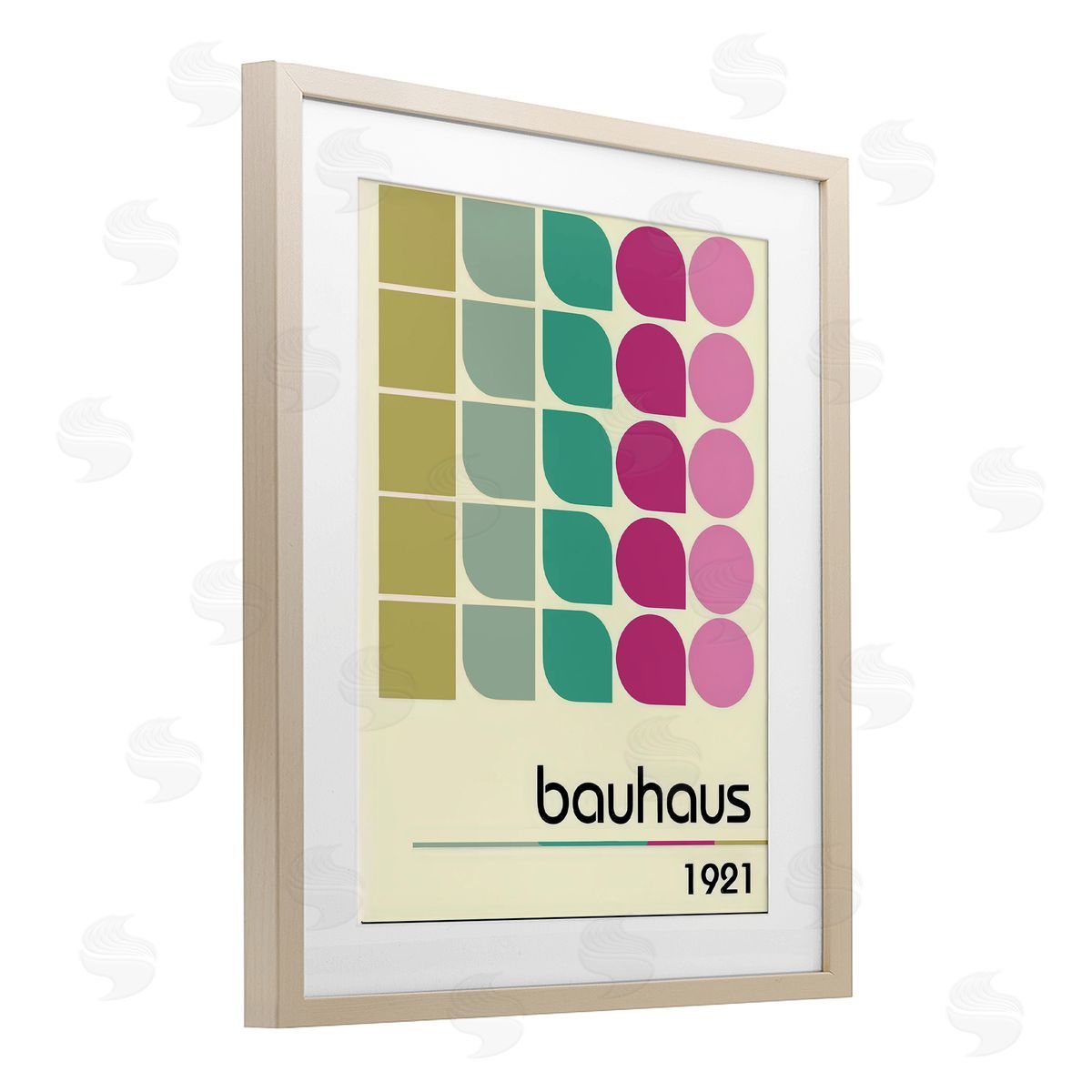Annabelle Hall Bauhaus Midcentury Modern Canvas Wall Art Print