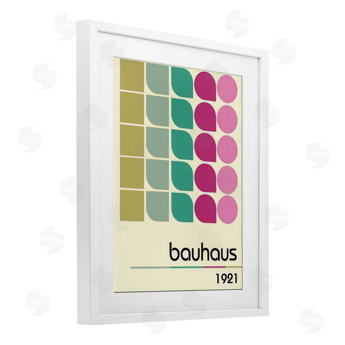 Annabelle Hall Bauhaus Midcentury Modern Canvas Wall Art Print