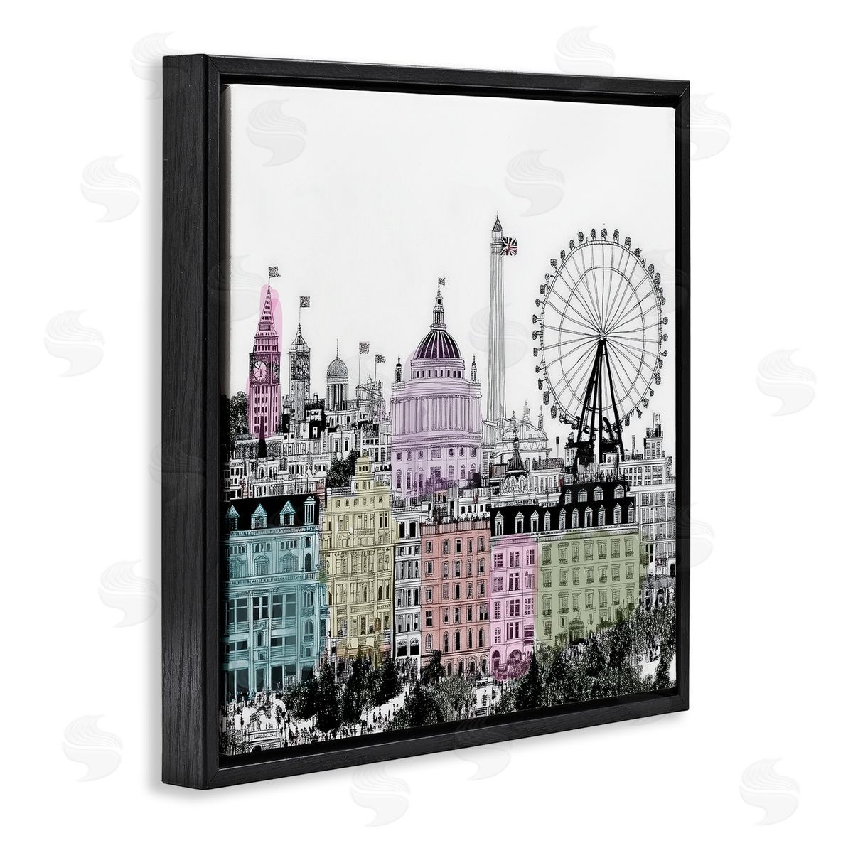 Annabelle Hall London Cities of the World Canvas Wall Art Print