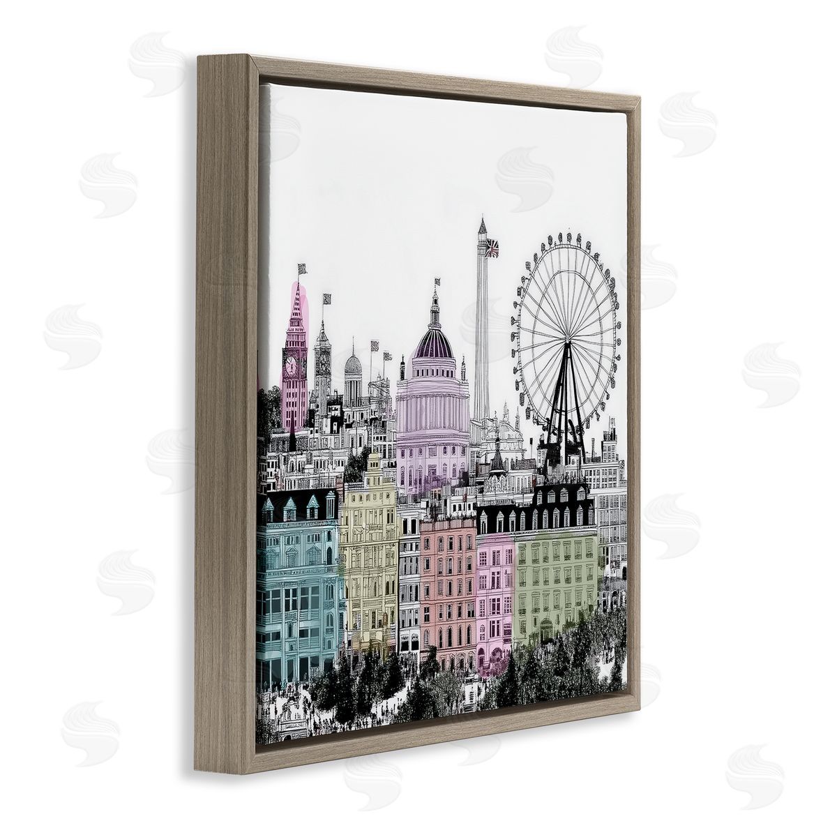 Annabelle Hall London Cities of the World Canvas Wall Art Print