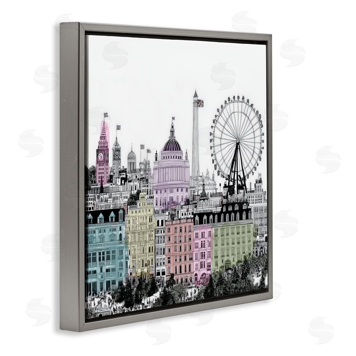Annabelle Hall London Cities of the World Canvas Wall Art Print