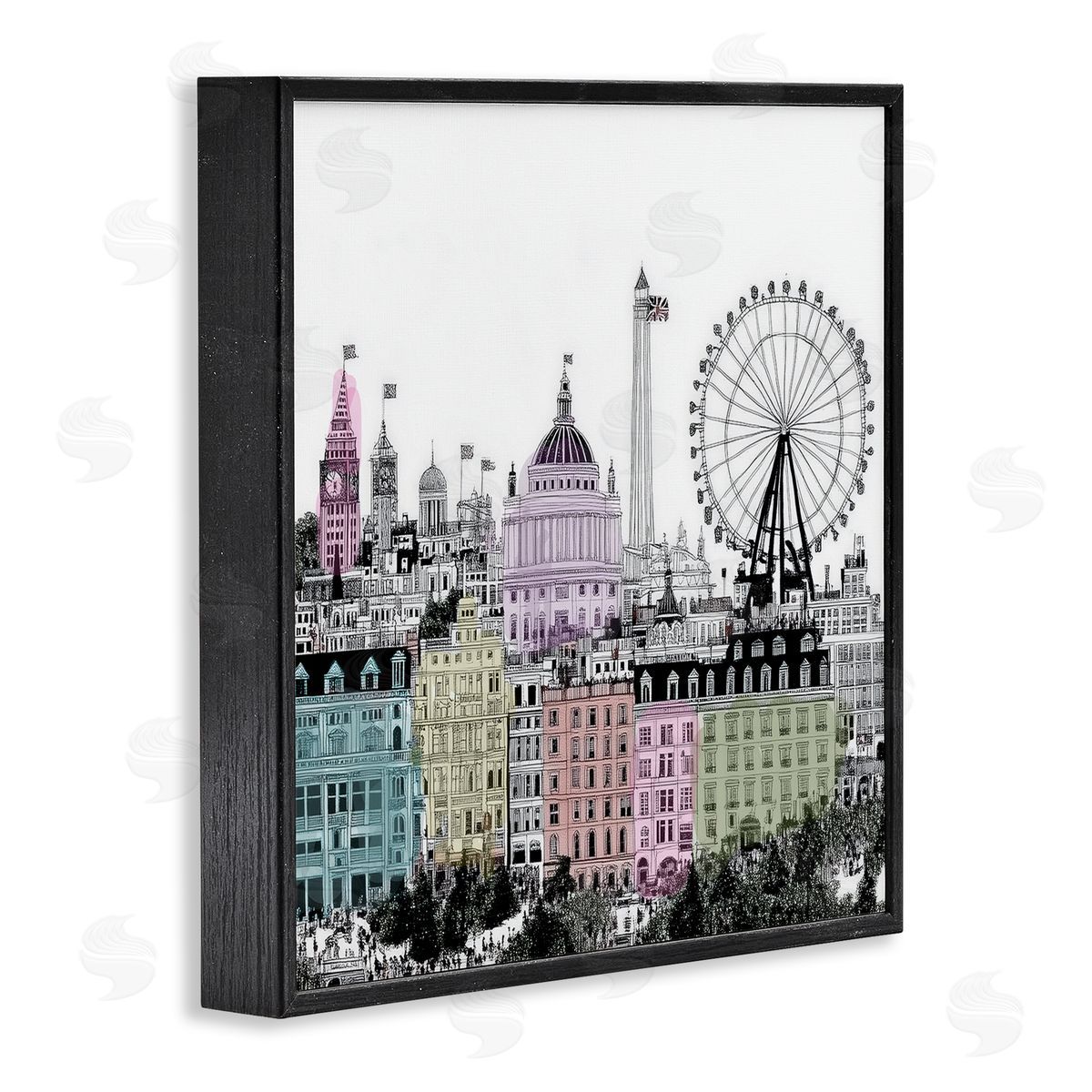 Annabelle Hall London Cities of the World Canvas Wall Art Print