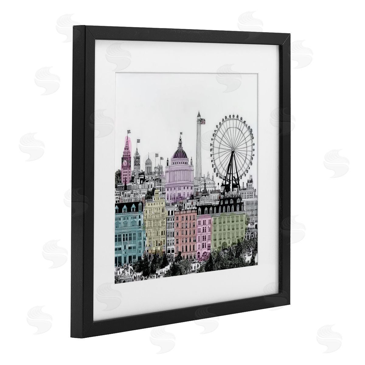 Annabelle Hall London Cities of the World Canvas Wall Art Print