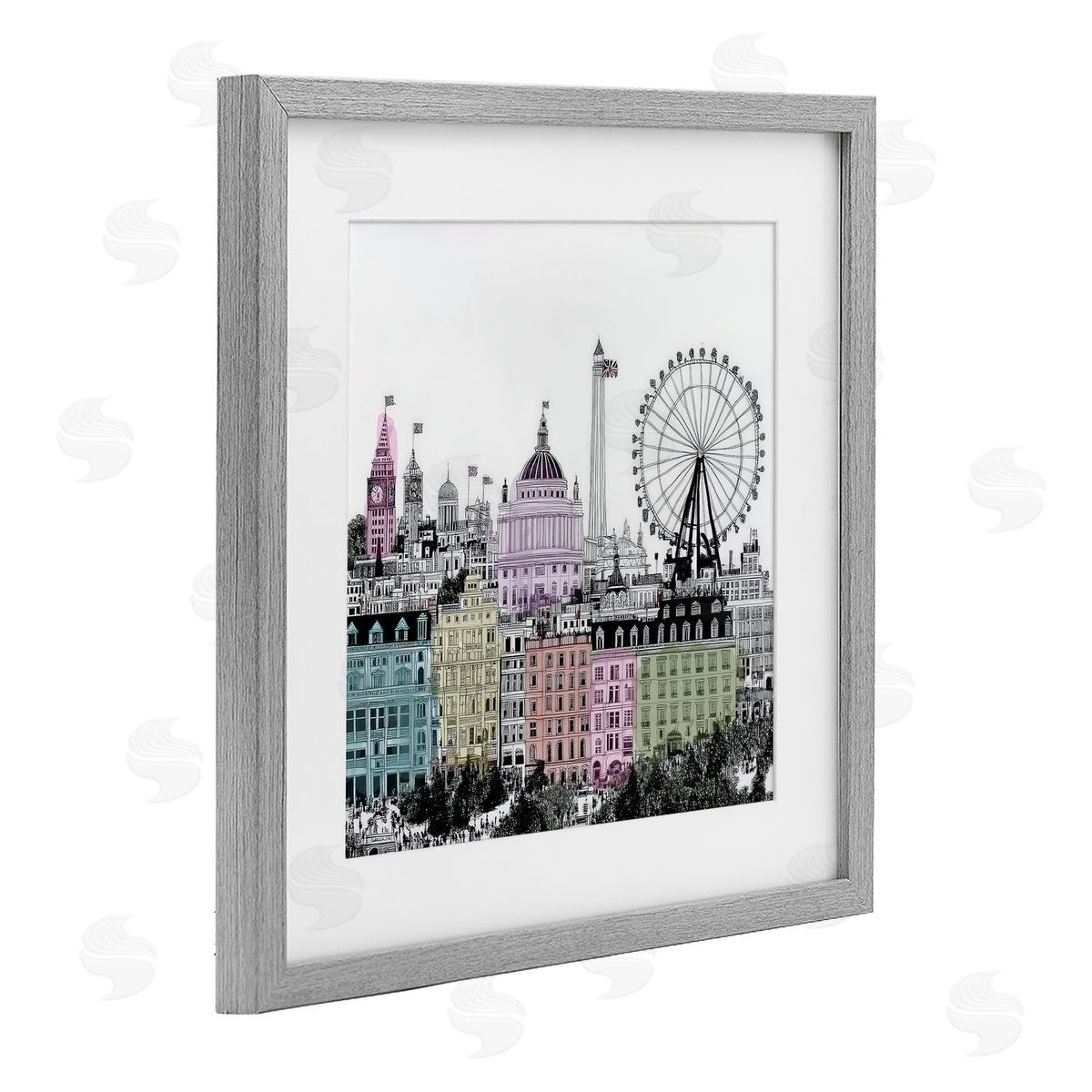 Annabelle Hall London Cities of the World Canvas Wall Art Print