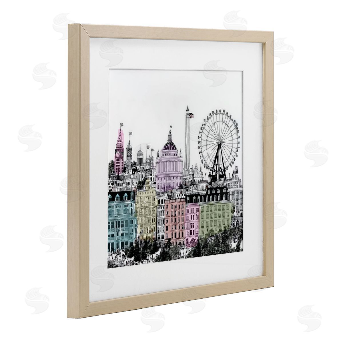 Annabelle Hall London Cities of the World Canvas Wall Art Print