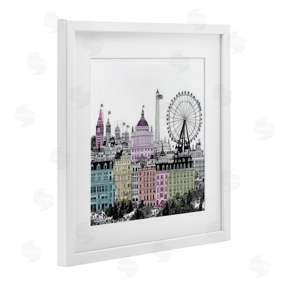 Annabelle Hall London Cities of the World Canvas Wall Art Print
