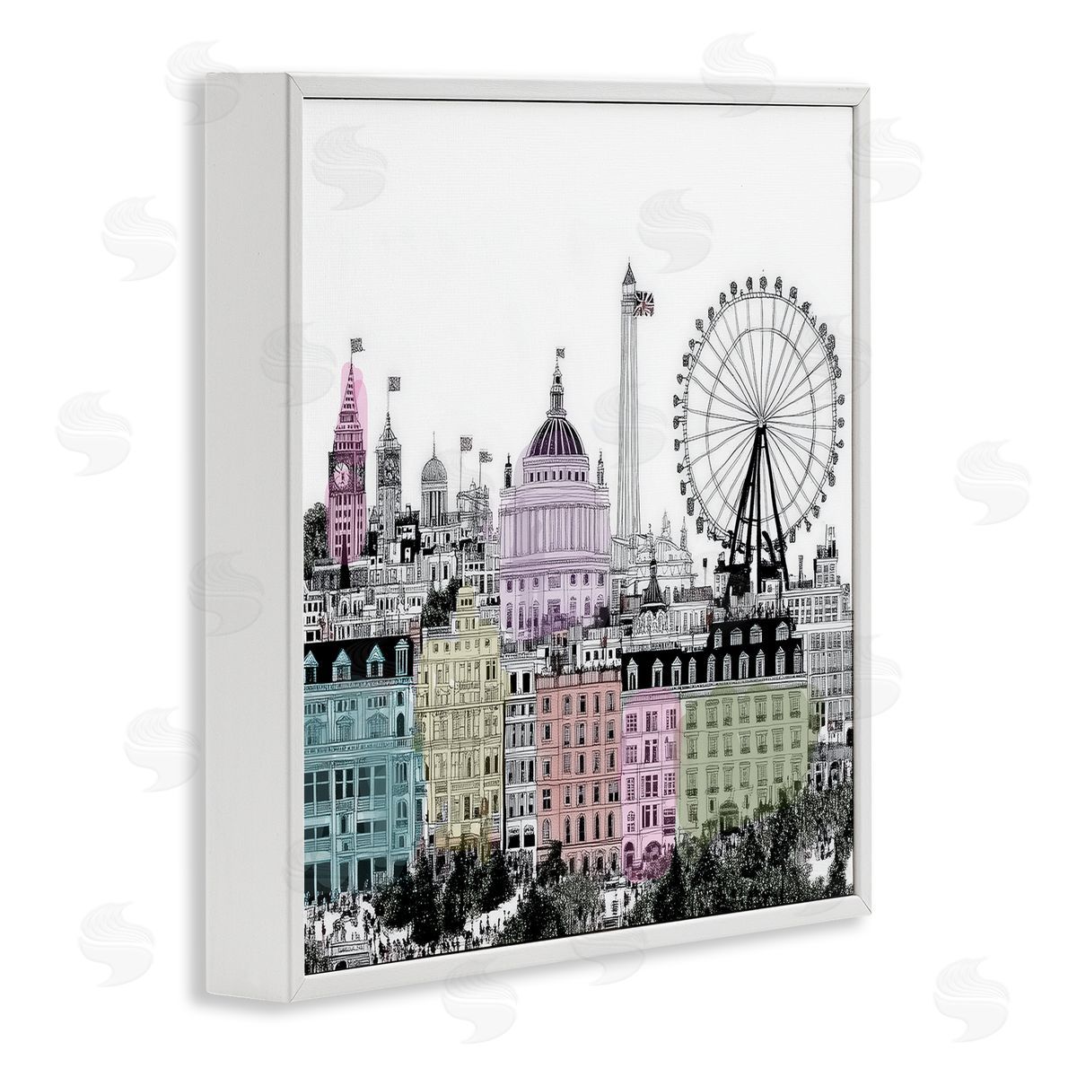 Annabelle Hall London Cities of the World Canvas Wall Art Print