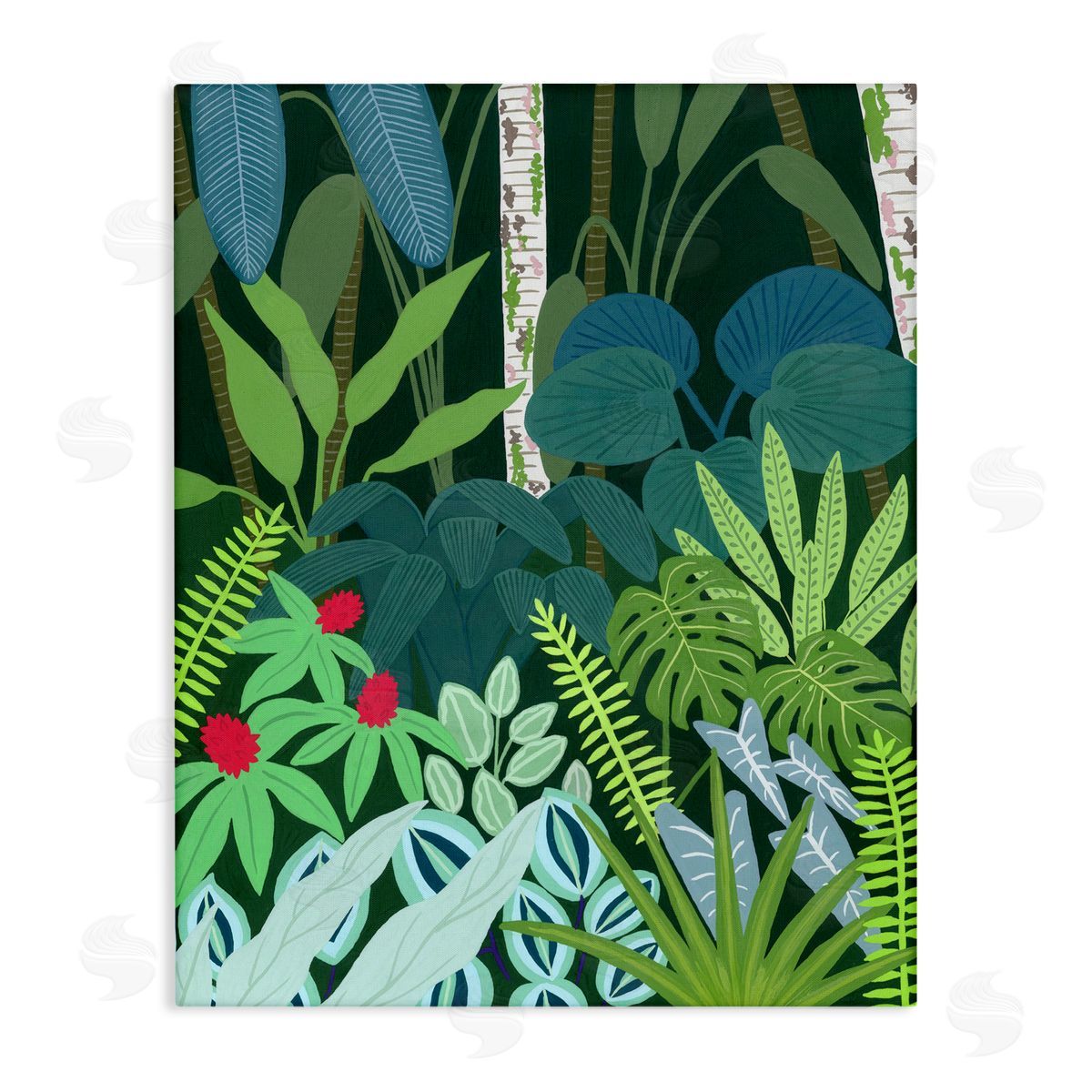 Courtney Haley Exotic Botanical Gardens Canvas Wall Art Print