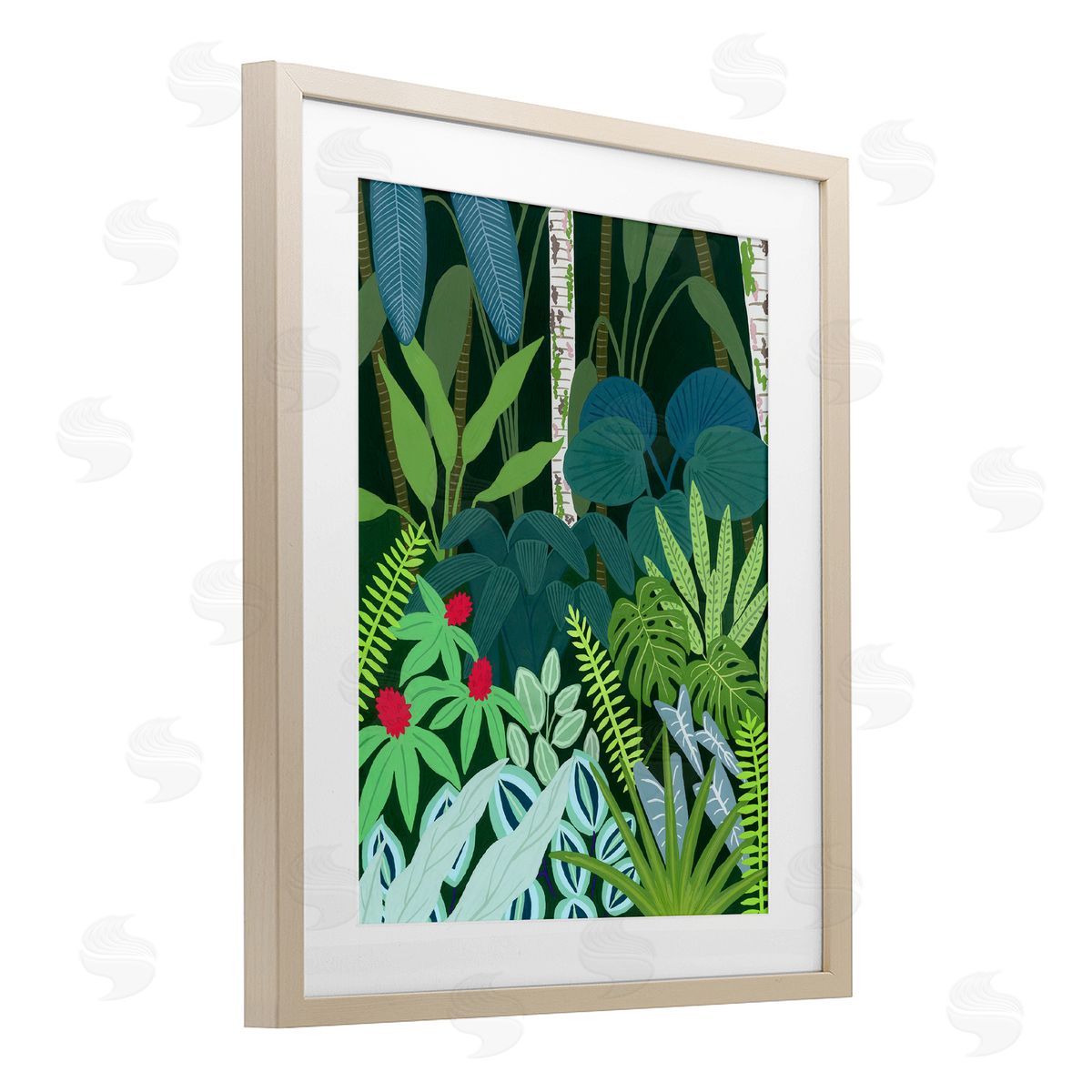 Courtney Haley Exotic Botanical Gardens Canvas Wall Art Print