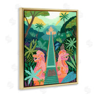 Courtney Haley | Monkey Forest Stairs to Temple