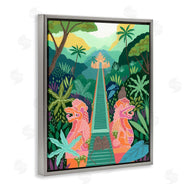 Courtney Haley | Monkey Forest Stairs to Temple