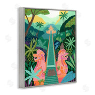 Courtney Haley | Monkey Forest Stairs to Temple