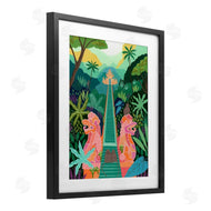 Courtney Haley | Monkey Forest Stairs to Temple