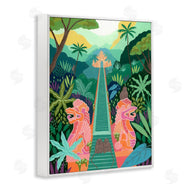 Courtney Haley | Monkey Forest Stairs to Temple