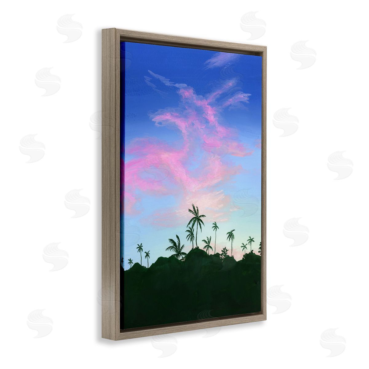 Courtney Haley Phuket Sunset Thailand Palms Canvas Wall Art Print