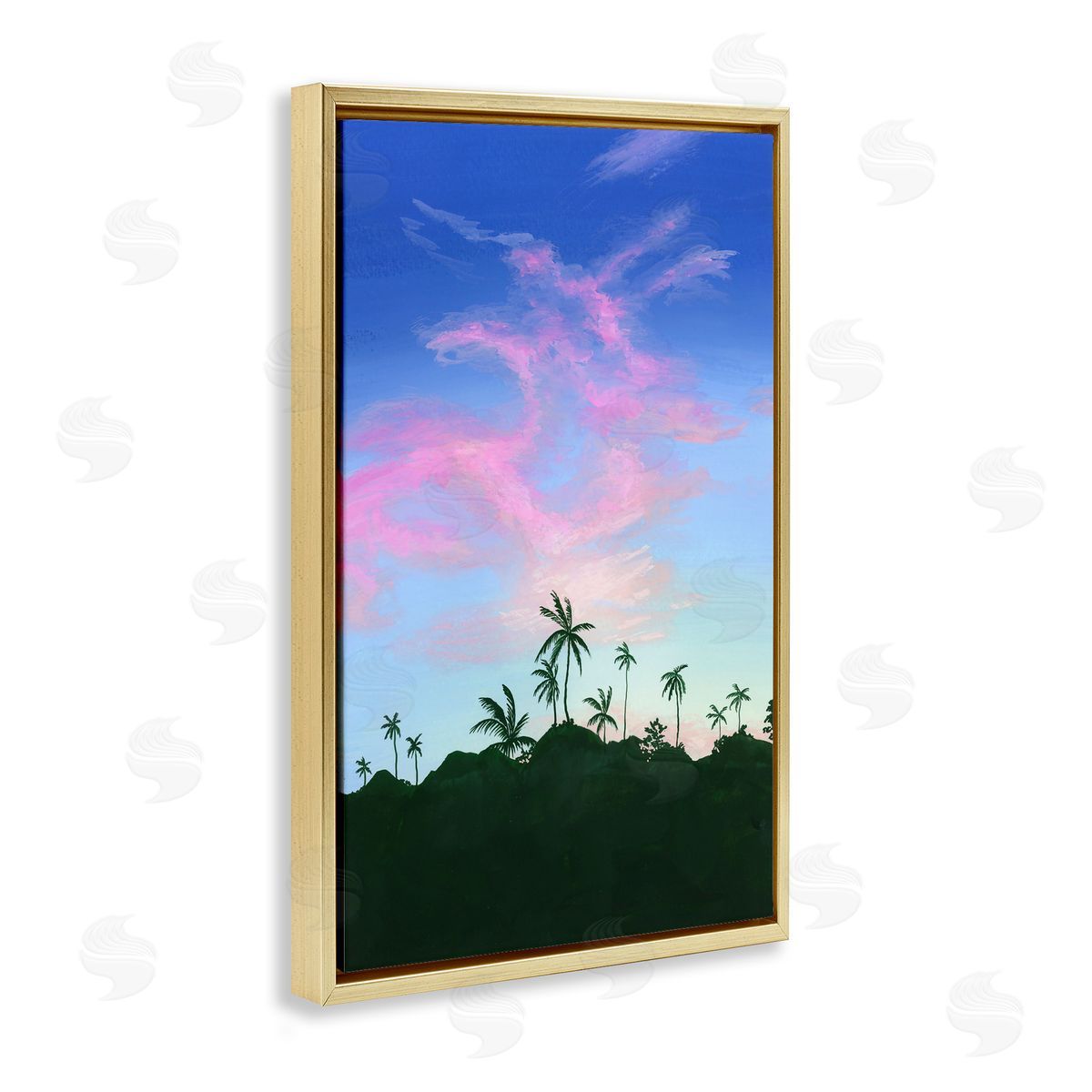 Courtney Haley Phuket Sunset Thailand Palms Canvas Wall Art Print