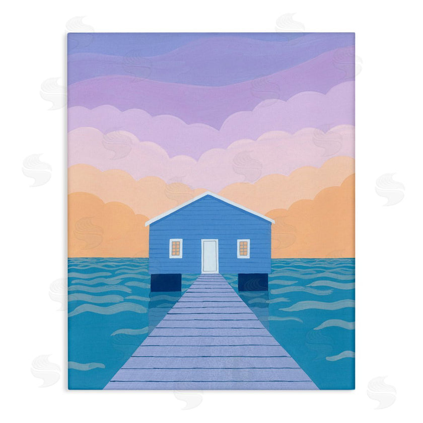 Courtney Haley | Blue Boat Shed Sunrise