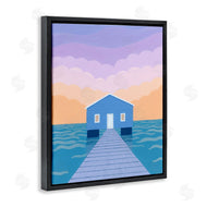 Courtney Haley | Blue Boat Shed Sunrise