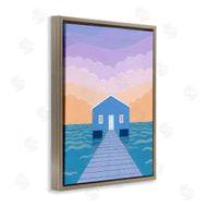 Courtney Haley | Blue Boat Shed Sunrise