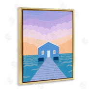 Courtney Haley | Blue Boat Shed Sunrise