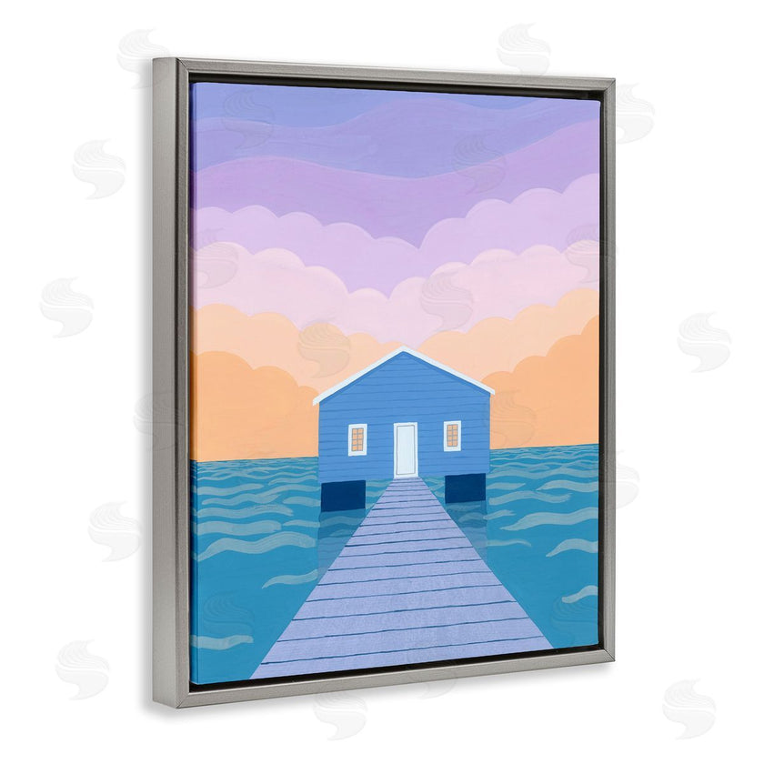 Courtney Haley | Blue Boat Shed Sunrise