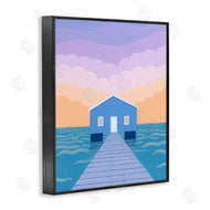 Courtney Haley | Blue Boat Shed Sunrise