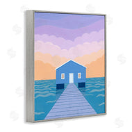 Courtney Haley | Blue Boat Shed Sunrise