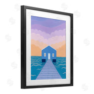 Courtney Haley | Blue Boat Shed Sunrise