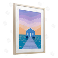 Courtney Haley | Blue Boat Shed Sunrise