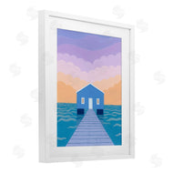 Courtney Haley | Blue Boat Shed Sunrise