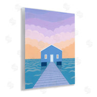 Courtney Haley | Blue Boat Shed Sunrise
