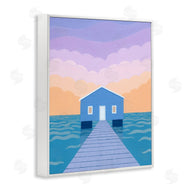 Courtney Haley | Blue Boat Shed Sunrise