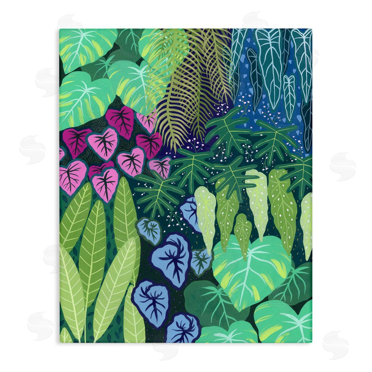 Courtney Haley Cloud Forest Tropical Jungle Canvas Wall Art Print