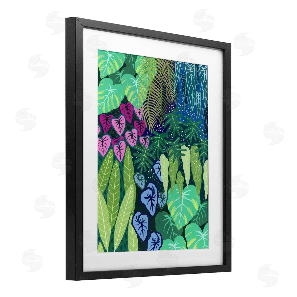 Courtney Haley Cloud Forest Tropical Jungle Canvas Wall Art Print