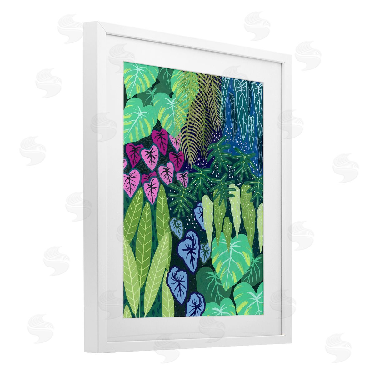 Courtney Haley Cloud Forest Tropical Jungle Canvas Wall Art Print