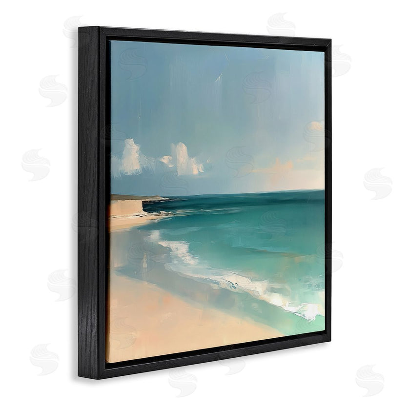 Annabelle Hall | Turquoise Horizons Abstraction