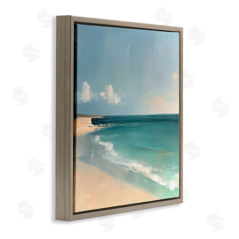 Annabelle Hall | Turquoise Horizons Abstraction