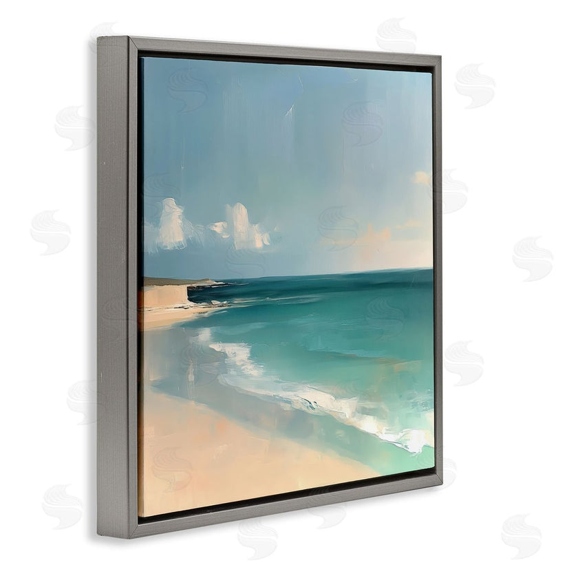 Annabelle Hall | Turquoise Horizons Abstraction